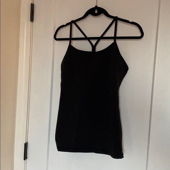 Black lulu lemon tank top